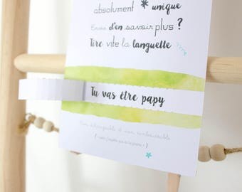 Gift: pregnancy announcement - witness request / Godfather / godmother