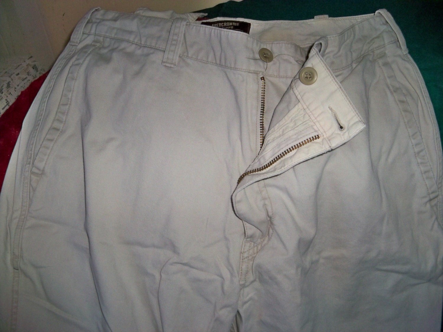 Mens Pants Khaki. Colored Pants Cream Pants by VintageJB on Etsy