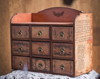 Apothecary chest | Etsy