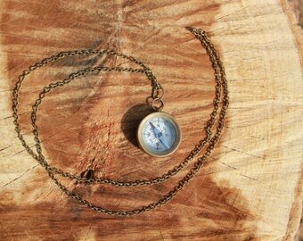 Compass Necklace...never get lost again...if you know how to use one!
