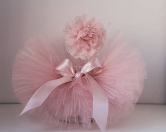 Tutu and Headband Set.Newborn Tutu, Baby Tutu, Newborn Photo Prop, Photo Prop,Pastel tutu, Blush tutu