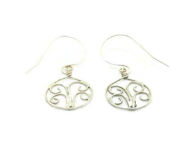 Sterling Silver Tree of Life Earrings, Family Tree Earrings, Mothers Day Gift Idea, Gift for Her, Unique Birthday Gift