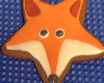 12 Fantastic fox iced biscuit