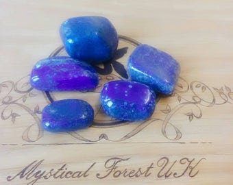 Lapis Lazuli Tumble stones, Lapis Lazuli Crystal, Meditation, Reiki Charged, Healing Crystals, Communication and self expression