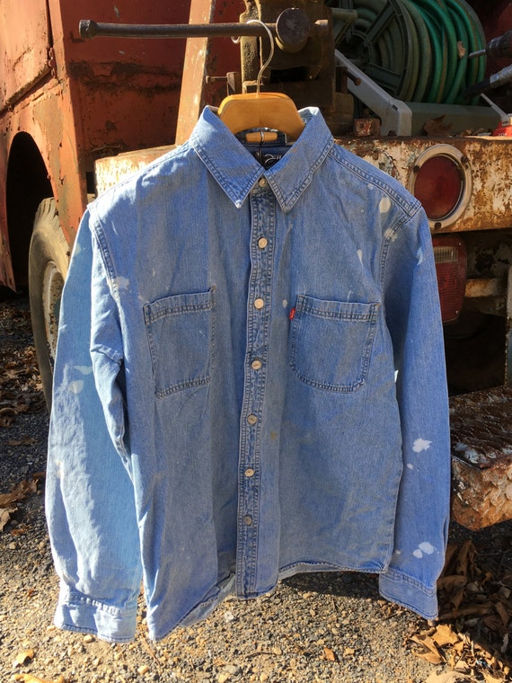 levi work shirt