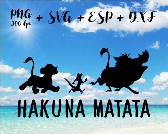Hakuna Matata PNG High Resolution SVG Clipart transparent