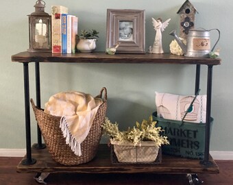 Industrial Console Table