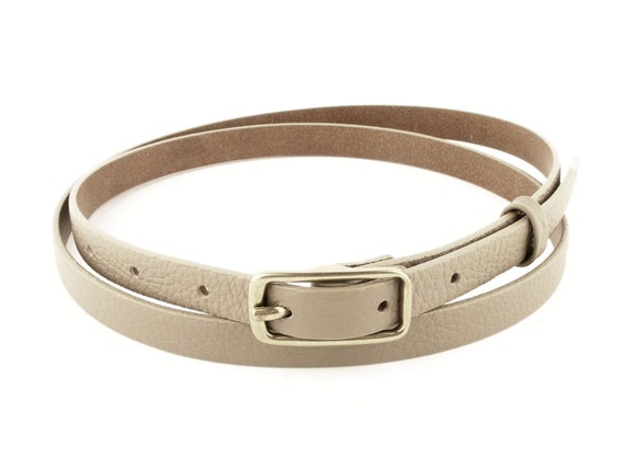 leather belt-beige leather belt-brown belt-women cream
