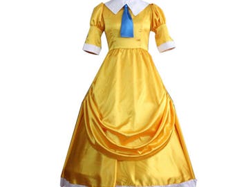 Tarzan Jane Porter Cosplay Costume Dresses