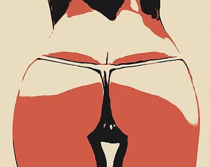 Erotic Art 200gsm poster - Good girl knows what to wear 2, Sexy lingerie artwork, sensual fetish art, naughty, kinky conte print HD 300dpi