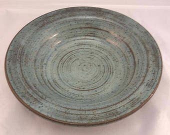 Blue(ish) Stoneware Bowl