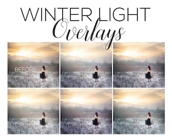 Winter Overlays | Winter Light Overlays, Photoshop overlays, light overlays, winter photoshop, winter actions, Photoshop actions