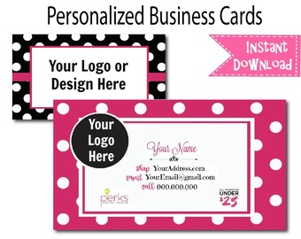 Perfectly Posh Business Cards | Card | Direct Marketing | Digital Download | Printable | Card 003