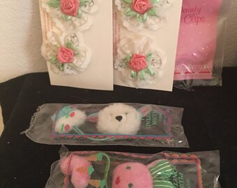 1980s Avon child hair accessories