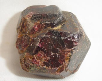 Natural Raw Gemmy Blood Red Almandine Garnet Gemstone Mineral Specimen Crystal Chakra Healing Rock Stone