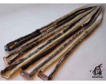 Boho synthetic dreadlocks on clips dread dread Dreadlock