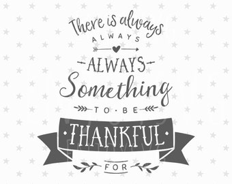 Thankful SVG Thankful SVG file Thankful SVG Cut File Thanksgiving Decor svg Thankful Cricut file Autumn svg Fall svg Thanksgiving svg files