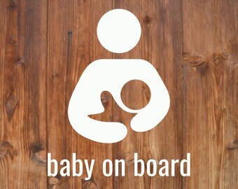 Breastfeeding Decal | Baby on Board | Bébé à Bord