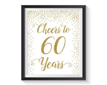 Cheers to 60 years | Etsy