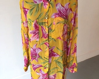 Betsey Johnson 80s punk label tunic with original tag / size P