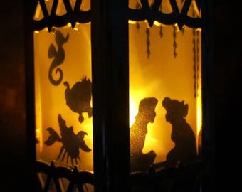 Disney - The Little Mermaid Inspired Battery-Operated Plastic Mini Lanterns (Gold)