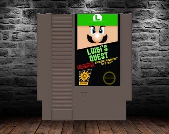 Luigi's Quest - Super Mario Brothers never looked this green - NES - ROMHack