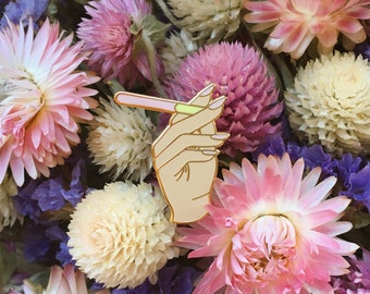Pocky Cigarette Hard Enamel Pin