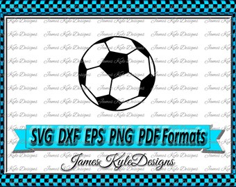 Soccer Ball Svg, Soccer Ball, Svg Files, Sports Svg, Silhouette Cut Files, Cricut Cut Files