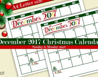 2017 desk calendar | Etsy