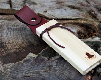 Rice Knife Sheath - Handmade Wood Sheath