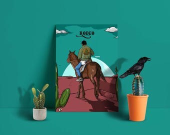 Travis Scott Rodeo Poster Print Art Wall