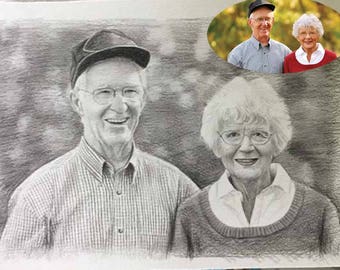 Custom Couple Portrait,Custom Portrait,Couple Portrait,Pencil Portrait,Graphite Portrait,Love Portrait,Personalize Portrait,Pencil Drawing