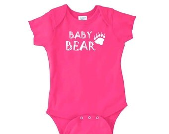 Baby Bear Infant Baby Rib Bodysuit-Baby Bear T-Shirt