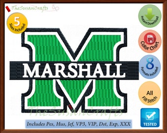 MARSHALL EMBROIDERY DESIGNS Pes, Hus, Jef, Dst, Exp, Vp3, Xxx, Vip