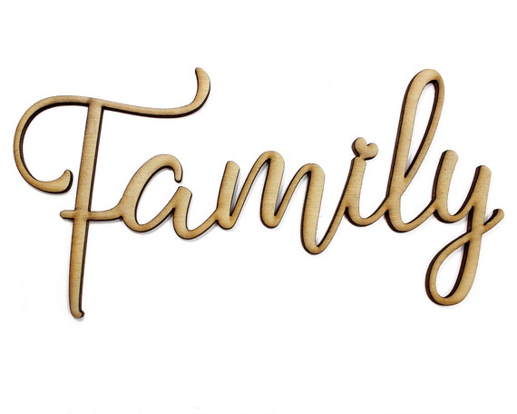Download Family Sign Wood Sign Cursive Sign Home Wood Sign