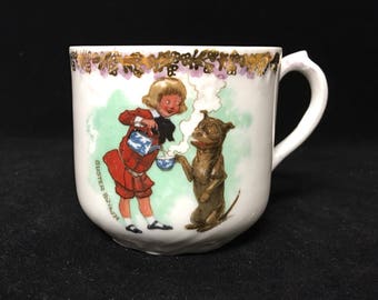 Vintage Buster Brown Children's Tea Cup