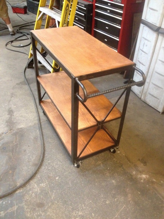 Custom Bar Cart by NobleFabrication on Etsy