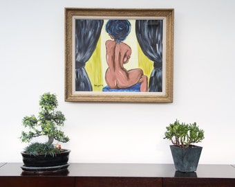 Painting framed oil painting female nude _