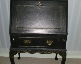 Items similar to Antique Oak Library Table with Norway Maple Top on Etsy