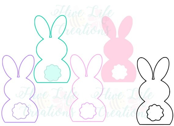 Download Easter Bunny Digital Download Cricut Silhouette Download
