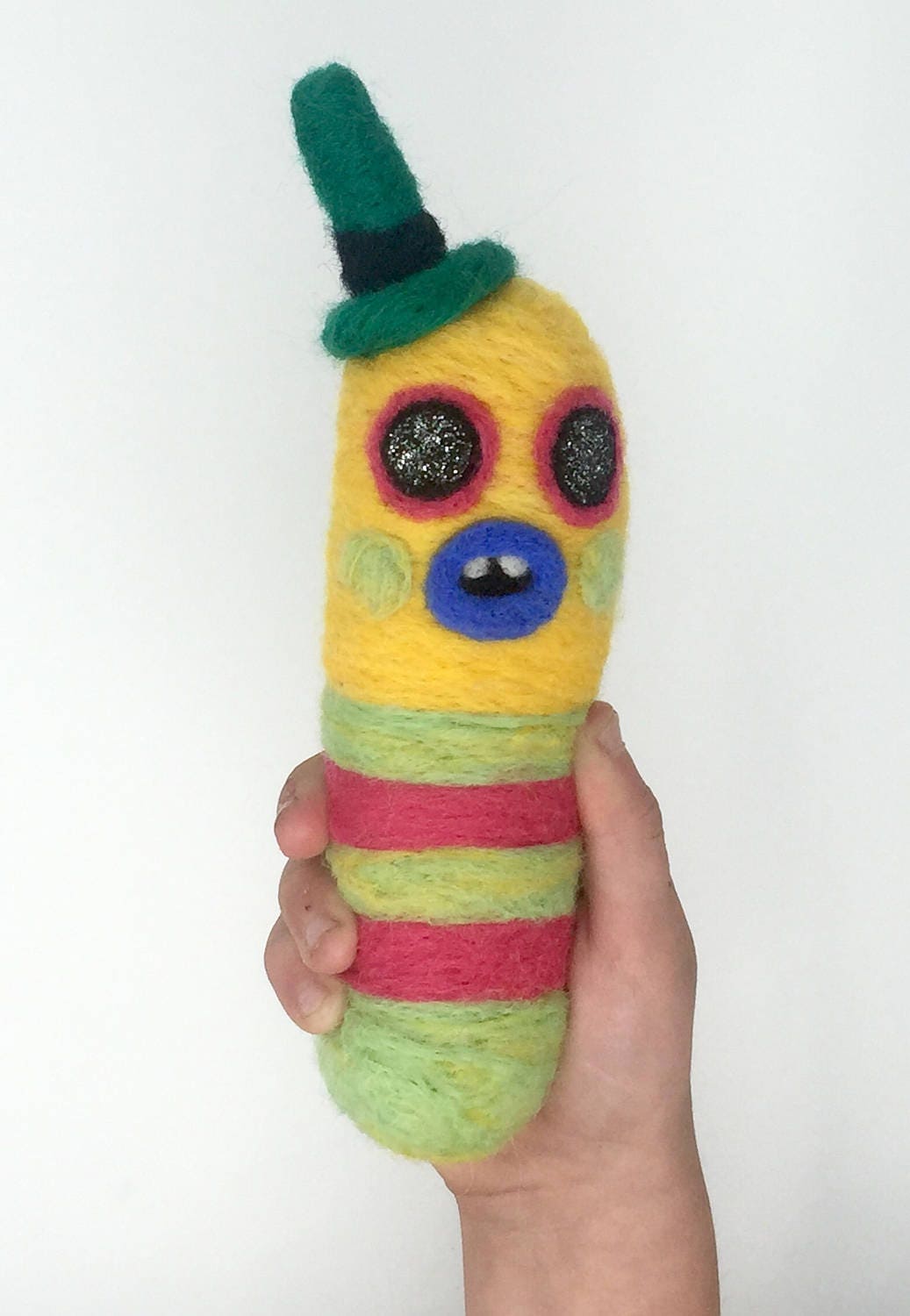 Mr. Dinkles Trolls Needle Felted Toy Figure