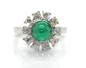 Ring Emerald Margarita, circa 1910