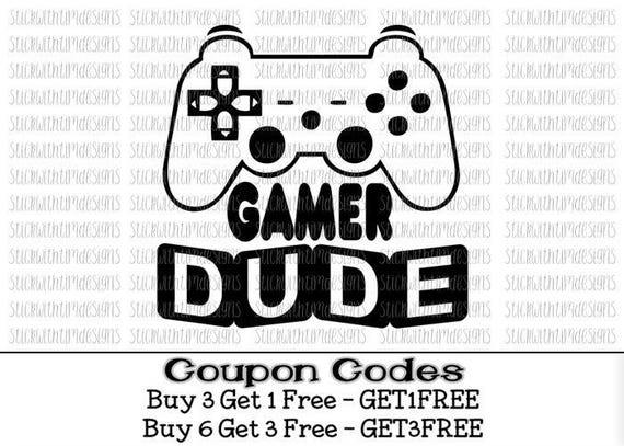 Download Gamer svg Gamer Dude svg Boy svg Cricut cut files Cricut