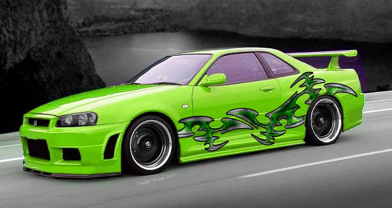 Tribal Car Vinyl design Tribal Car Sticker Tribal Car Vinyl