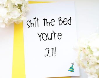 21st birthday card, twenty first birthday card, 21 birthday card, milestone birthday card