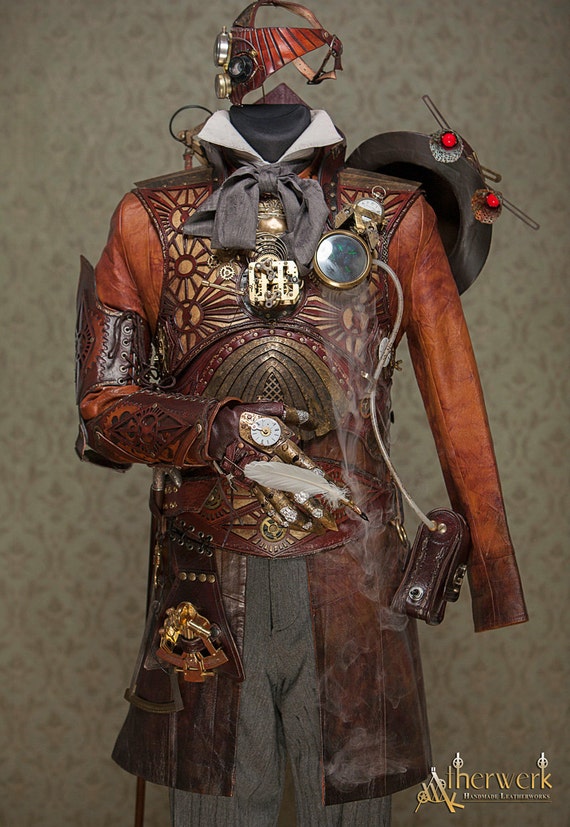 Steampunk Timemage Armor by lederatelierberlin steampunk buy now online