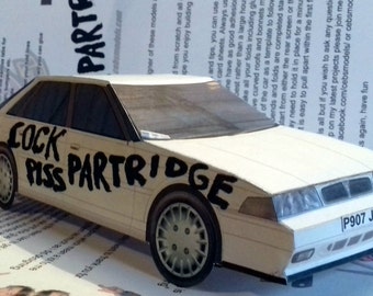 Alan Partridge Rover 800 1/24 Model Toy Car (Card-Craft)