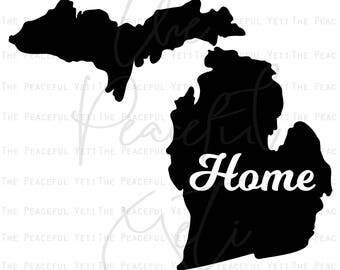 Free Free 250 Michigan Home Svg SVG PNG EPS DXF File