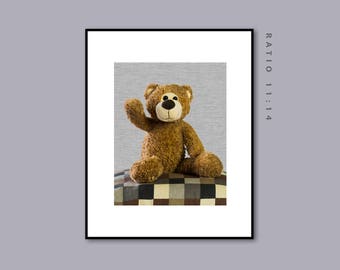 Bear Wall Art teddy bear wall art | etsy Bear Wall Art teddy bear wall art | etsy