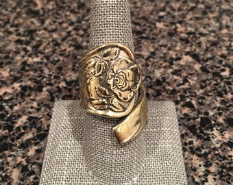 Brass Spoon Ring